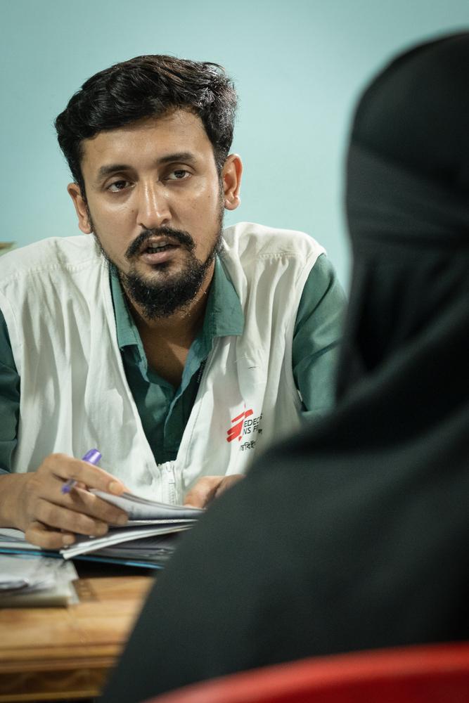 Taraqul Islam est conseiller-éducateur à la clinique Jamtoli de MSF dans le camp de réfugiés rohingyas d’Ukhiya, Cox’sbazar, au Bangladesh.