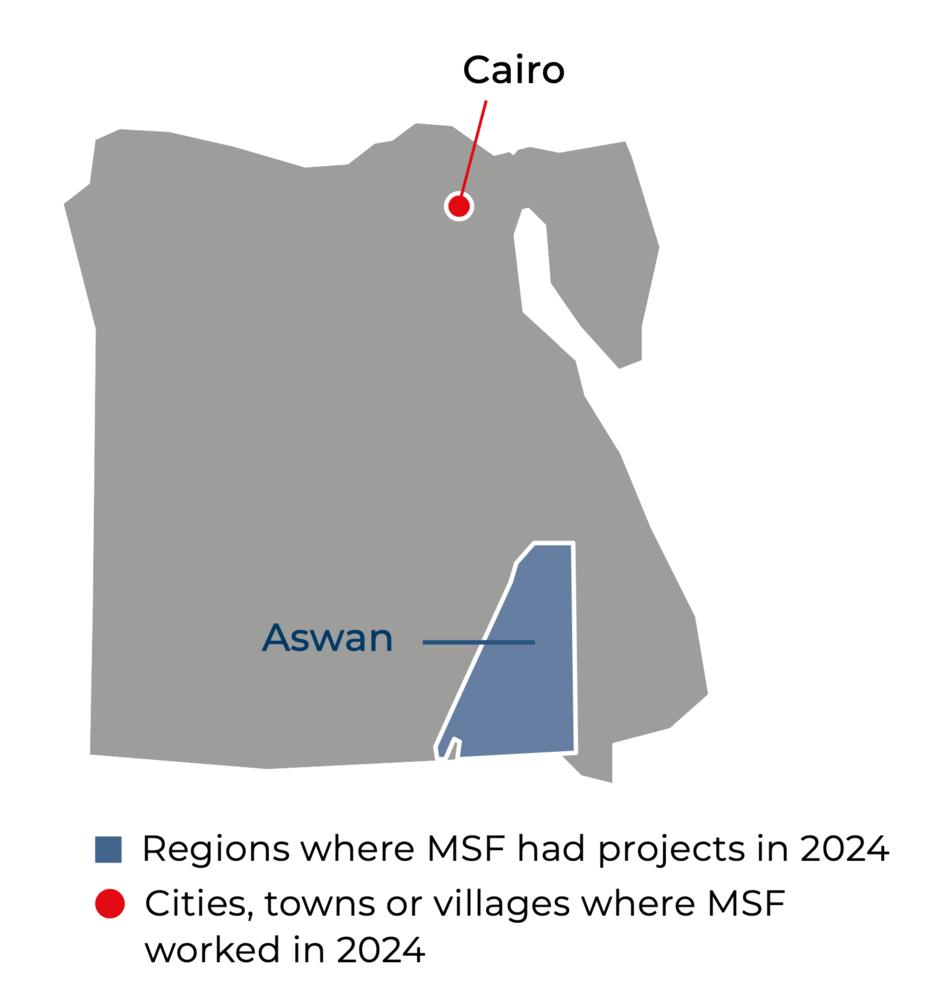 Egypt IAR map 2024 ©MSF