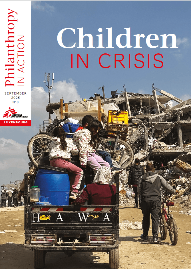 Couverture Philanthropy in action #8  - MSF