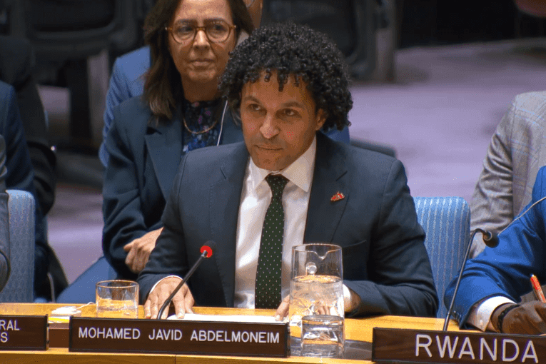 Javid Abdelmoneim, président international de MSF devant le Conseil de sécurité des Nations-unies  © UNTV